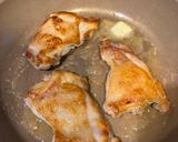 簡単☆鶏もも肉のバターレモン風味作り方5写真