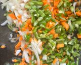 ひき肉と野菜のオムレツ😋作り方2写真