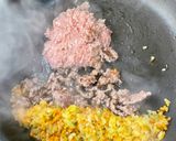 私のミ一トソーススパゲッティ作り方4写真