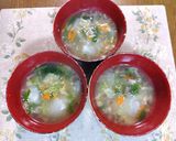 冬野菜❕あったまる❄✨☀✨かぶの味噌汁☺作り方15写真