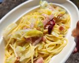【山ご飯】春キャベツとベーコンのペペロン作り方11写真