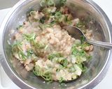 味付け鶏ひき肉と長いもの油揚げ詰め焼き作り方4写真