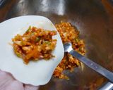 簡単！韓国蒸餃子　キムチ餃子作り方2写真