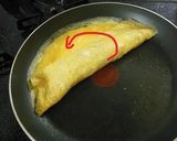 昭和の食堂風・挽き肉オムレツ作り方5写真