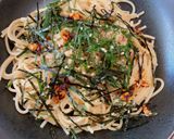 海苔しそ醤油ペペロンチーノ作り方6写真