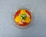 冷たい♪コーンとオクラのトマト素麺🍅✨作り方12写真