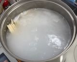 簡単スピード調理♪豚ネギ肉汁つけうどん作り方4写真
