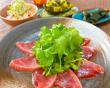 お刺身とパクチーの和風カルパッチョ作り方6写真
