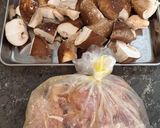 鶏もも肉と椎茸のハーブグリル作り方2写真