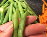 給食の「いんげんのごまあえ」♡シンプル作り方1写真