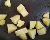 簡単夕飯主菜ブロッコリーとじゃがいも蛸バジル炒め作り方5写真