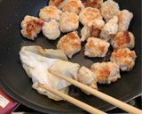 【お弁当】豆腐入り鶏つくね⭐︎照り焼き味作り方9写真