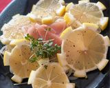 生ハムとレモンのそうめん♪作り方1写真