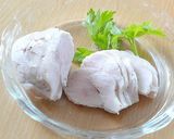 鶏むね肉と彩り野菜のごまだれサラダ♪作り方1写真
