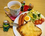 塩バターハニートースト作り方4写真