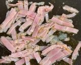 豆苗とズッキーニのふんわり卵炒め♪作り方2写真