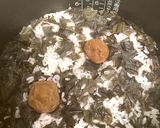 赤紫蘇で炊いたご飯　梅の香り、赤紫蘇の赤。作り方6写真