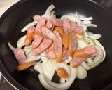とろ〜りチーズの焼きナポリタン作り方2写真