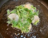 年末年始に!海老と春菊のかき揚げ作り方3写真
