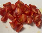 トマトと大葉の塩昆布マリネ作り方1写真
