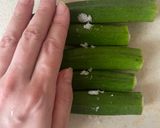 オクラと長芋のおかか塩昆布和え作り方2写真