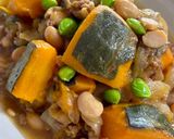 かぼちゃと大豆とミンチの旨煮♪作り方6写真