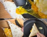 簡単！スクランブルエッグのホットサンド♪作り方3写真