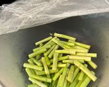 レンジで作るアスパラの胡麻和え作り方3写真