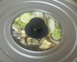 ワンパン 白菜と豚こまのすき焼き風煮物作り方18写真