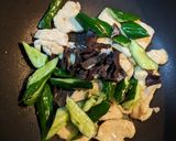 きゅうりと鶏むね肉の塩炒め作り方5写真