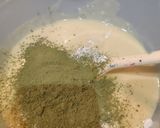 マフィン型で！小さな抹茶のチーズケーキ作り方6写真