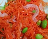 〔常備菜〕カラフル♪枝豆と人参のサラダ作り方4写真