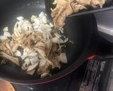 豆苗ときのこと玉子の　中華炒め作り方7写真