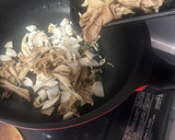 豆苗ときのこと玉子の　中華炒め作り方7写真