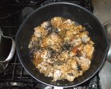 鶏もも肉黒ごま味噌和え♪簡単照り焼き作り方8写真