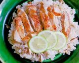 大原千鶴さんの♬鶏とキノコの炊き込みご飯作り方8写真