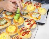 HBで生地作り ピザ＆卵＆ウインナーパン作り方22写真