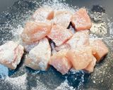 ピリ辛☆ 鶏胸肉の豆乳スープ作り方3写真