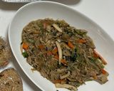 志麻さんゴッコ6・野菜と春雨そぼろ餡かけ作り方5写真