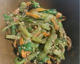 チンゲン菜の胡麻和え作り方5写真