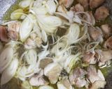 鶏肉と長ねぎの和風パスタ作り方6写真