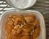 【片栗粉だけ】鶏胸肉のカリカリ唐揚げ♪作り方3写真