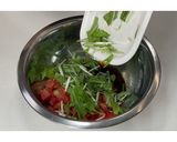 水菜とトマトの甘酢かけ唐揚げ★動画あり★作り方12写真