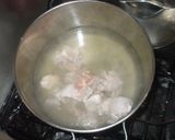 味噌煮込みうどん♪簡単鶏肉長ネギ作り方3写真