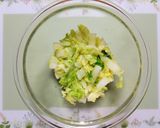 簡単今日の夕飯！野菜たっぷり白菜明太マヨサラダ作り方5写真