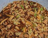 レンジでパスタを中華麺風に！麻婆白菜麺作り方6写真