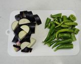 ナスとシシトウのオイスターソース煮作り方1写真