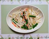 簡単昼食！ニラもやし素麺カレーチャンプル作り方3写真