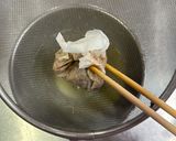 調理実習①（豚丼・すまし汁・酢の物）作り方5写真