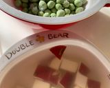 ゆかりのイブクロ　さつまいもとピースご飯作り方1写真